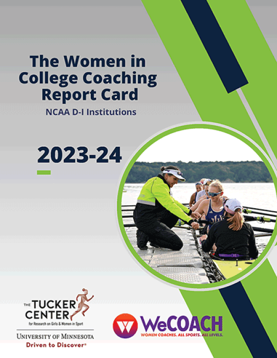 Cover of the Women in College Coaching Report Card